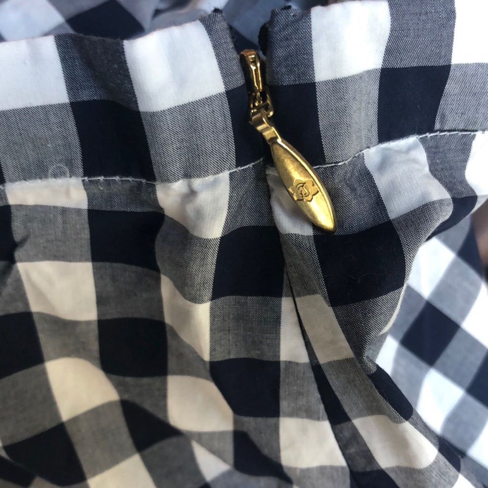 NWT Draper James Dolly Check Flutter Skirt - Picture 6 of 6